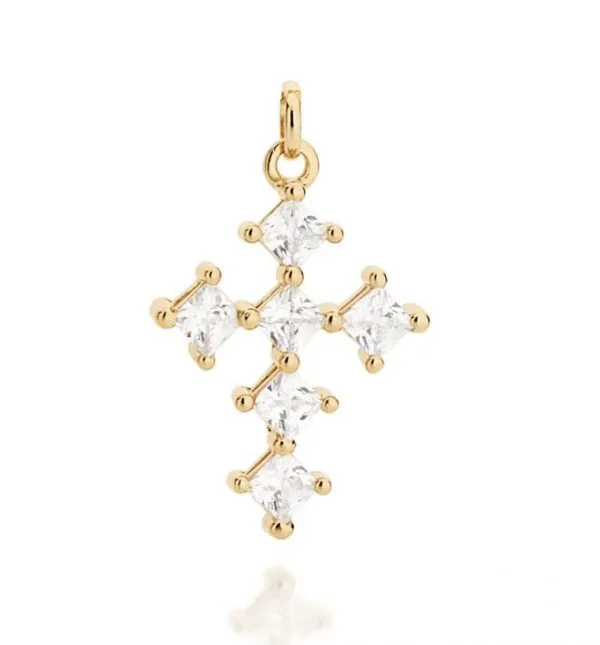 Pingente Rommanel 542104 cruz crucifixo