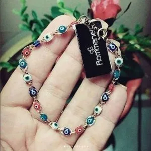 Pulseira Rommanel 551413 olho grego