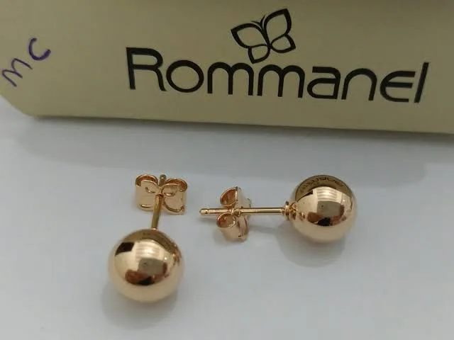Brinco rommanel 520470 bola lisa