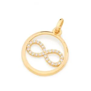 Pingente Rommanel 542222 símbolo do infinito