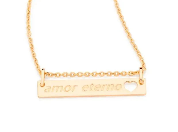 Colar Rommanel 531863 Amor Eterno