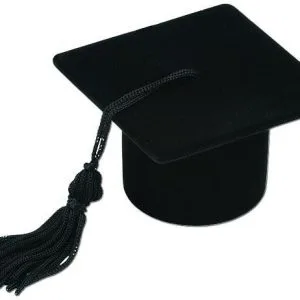 Caixinha em formato de capelo porta anel de formatura