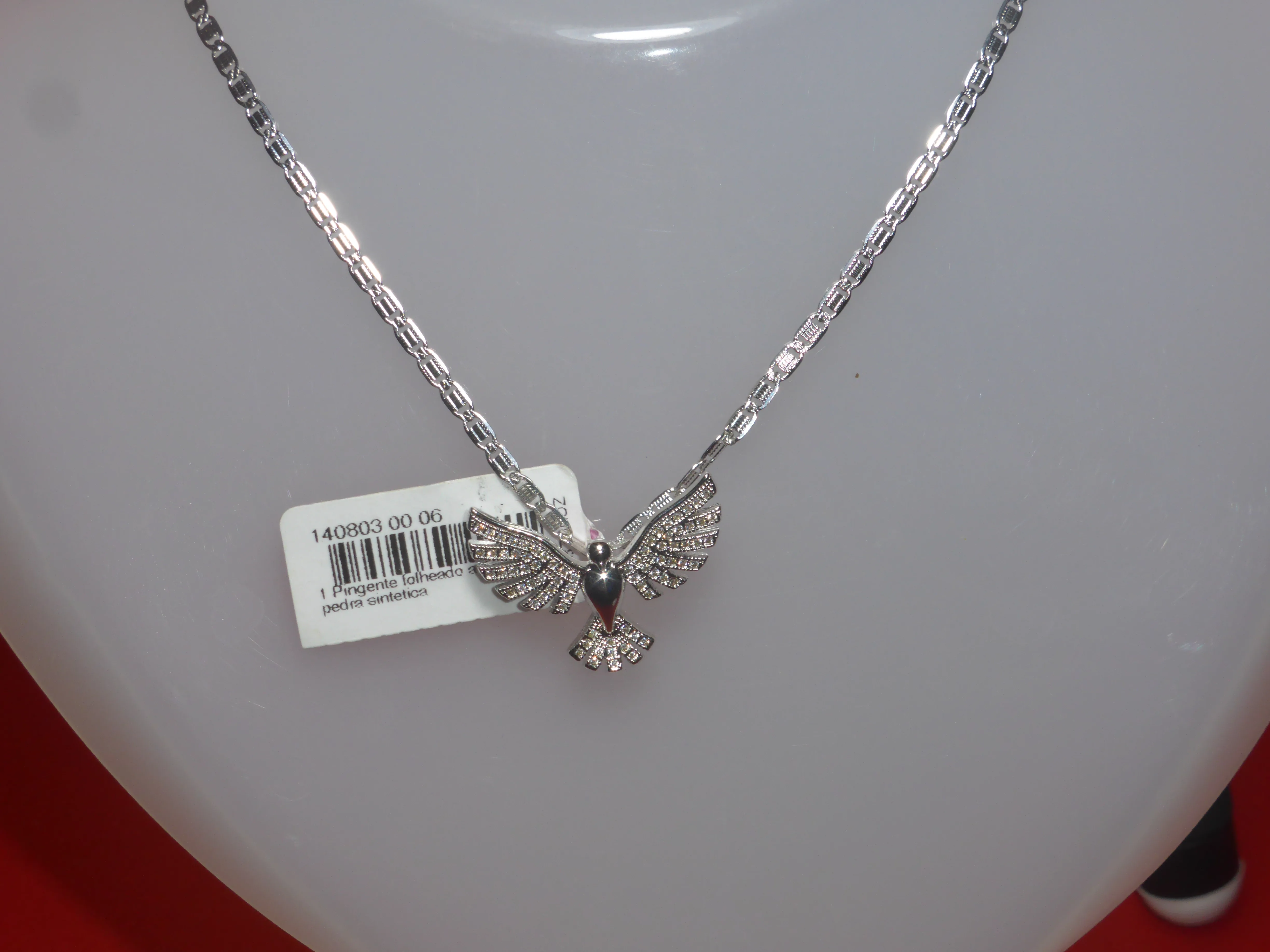 Conjunto Rommanel corrente 130110 e pingente 140803