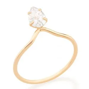 Anel Rommanel solitário 512662