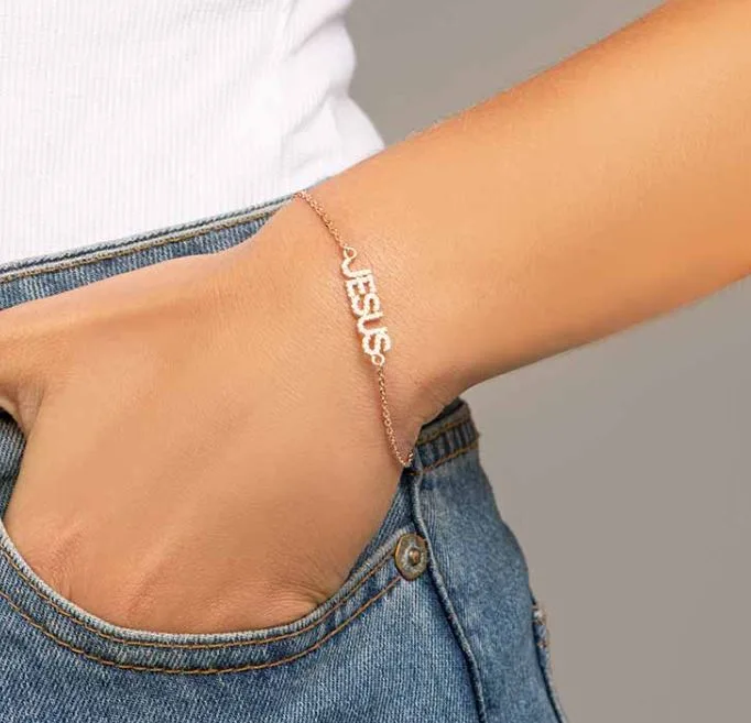 Pulseira Rommanel 551677 Jesus