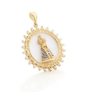 Pingente Rommanel 541860 Nossa Senhora Aparecida