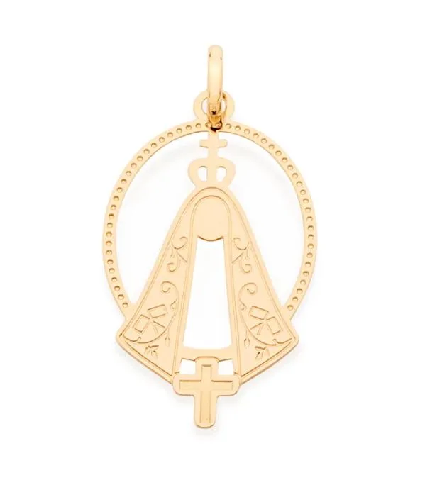 Pingente Rommanel 542087 Nossa Senhora Aparecida