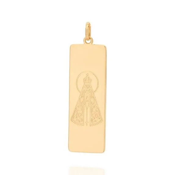 Pingente Rommanel 542258 Nossa Senhora Aparecida e Ave Maria