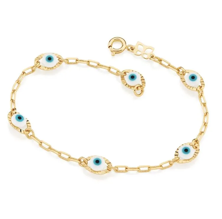 Pulseira Rommanel 551411 olho grego