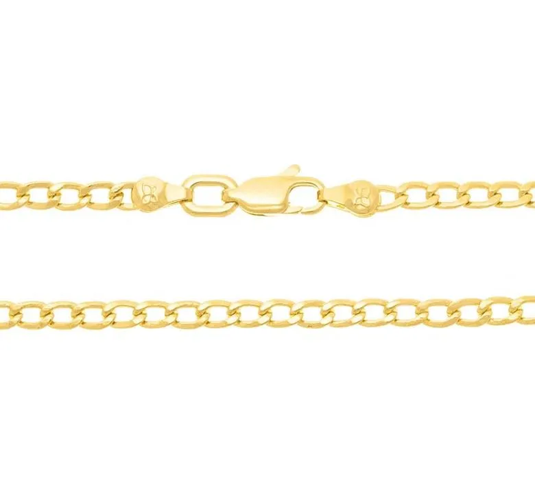 Cordão masculino Rommanel formado por fio elo 0,80 laminado, 60 cm - Cód 530334 - Imagem 3