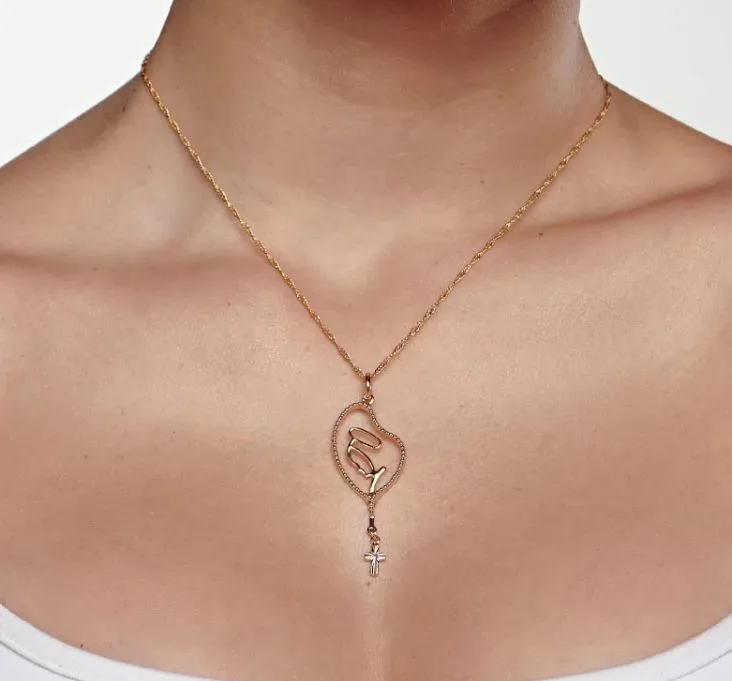 Pingente Rommanel 541028 no formato de terço