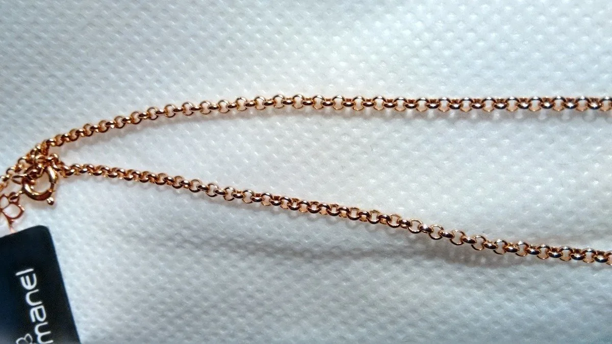 Conjunto Rommanel com cordão elo português 42 cm (530677) e pingente Espírito Santo (541526) - Imagem 3