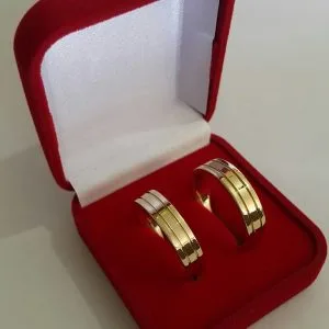 Caixinha veludo alianças