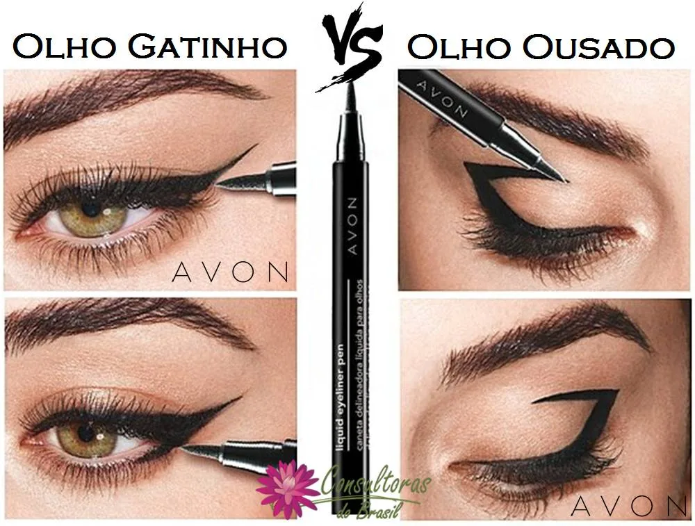 Caneta delineadora para olhos Avon