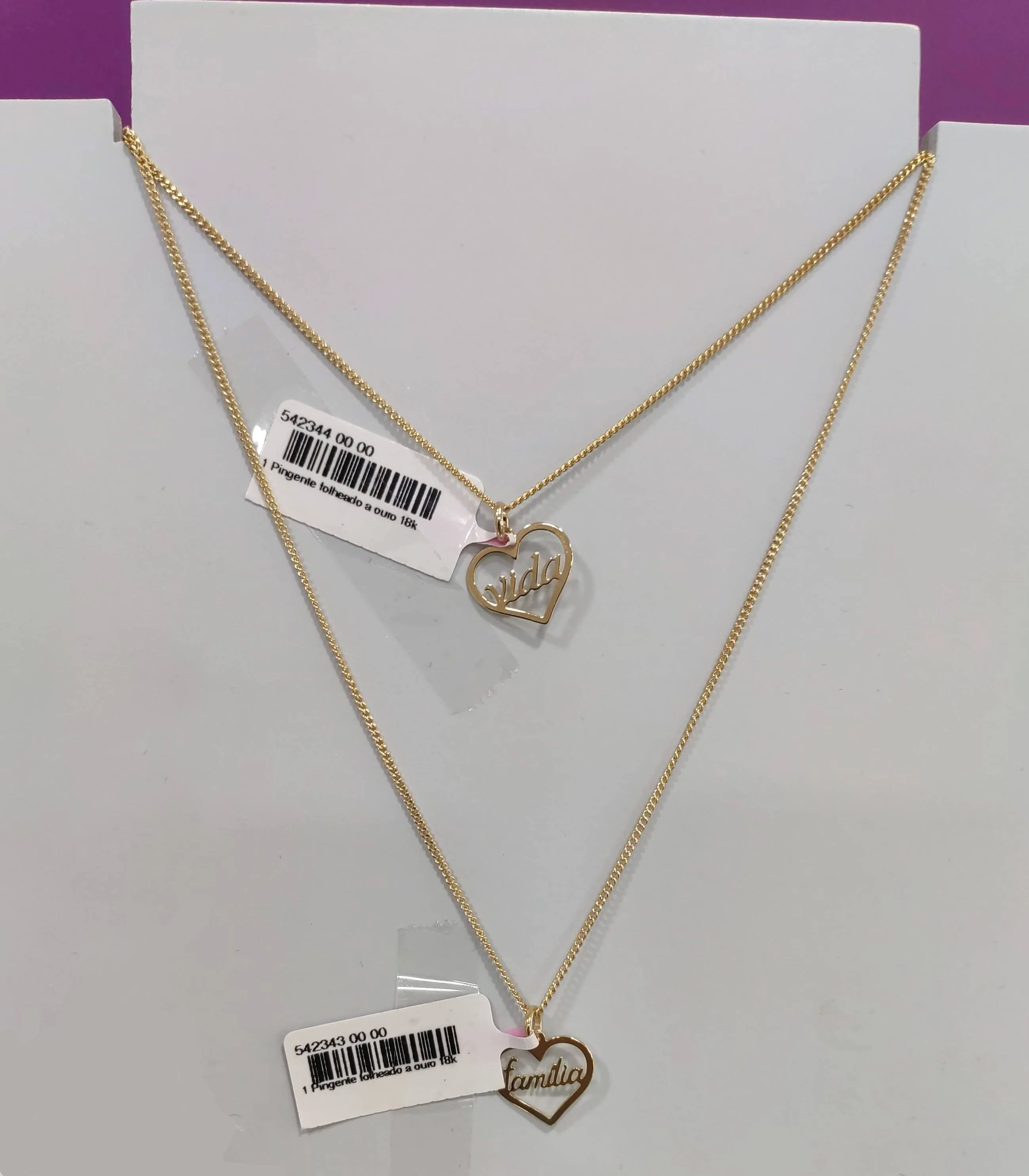 Pingente Rommanel 542344 e Pingente Rommanel 542343