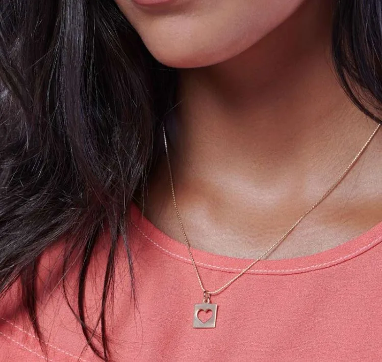 Pingente Rommanel 542149 cara metade