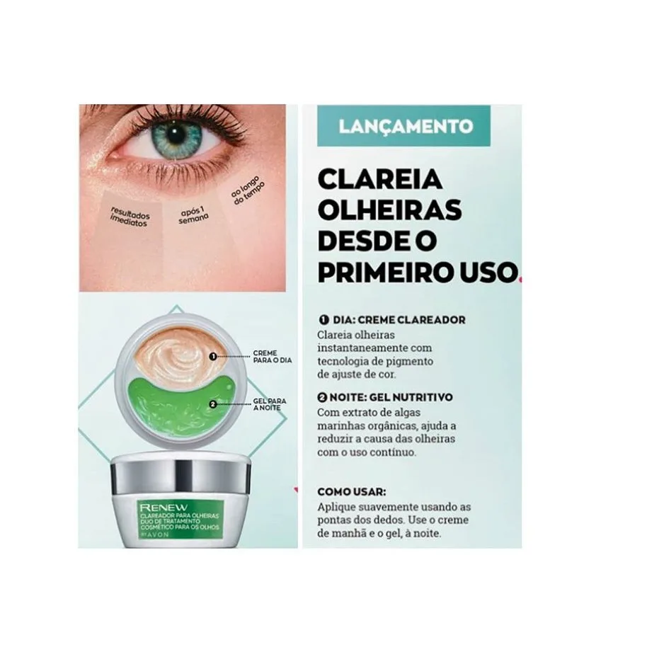 Renew Avon Clareador de Olheira